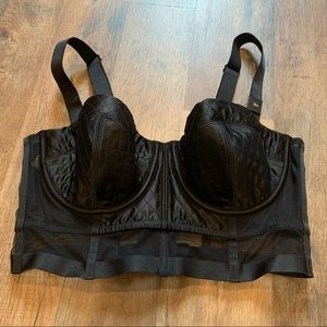 VS Very Sexy Quilted Longline Mesh Lined Bra
